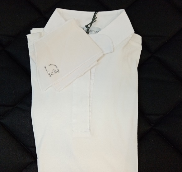 POLO GARA C/FOULARD RAZZA PURA Donna, Manica Corta 